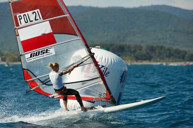 RSX Women, Malgorzata Bialecka ©  Franck Socha / ISAF Sailing World Cup Hyeres http://swc.ffvoile.fr/